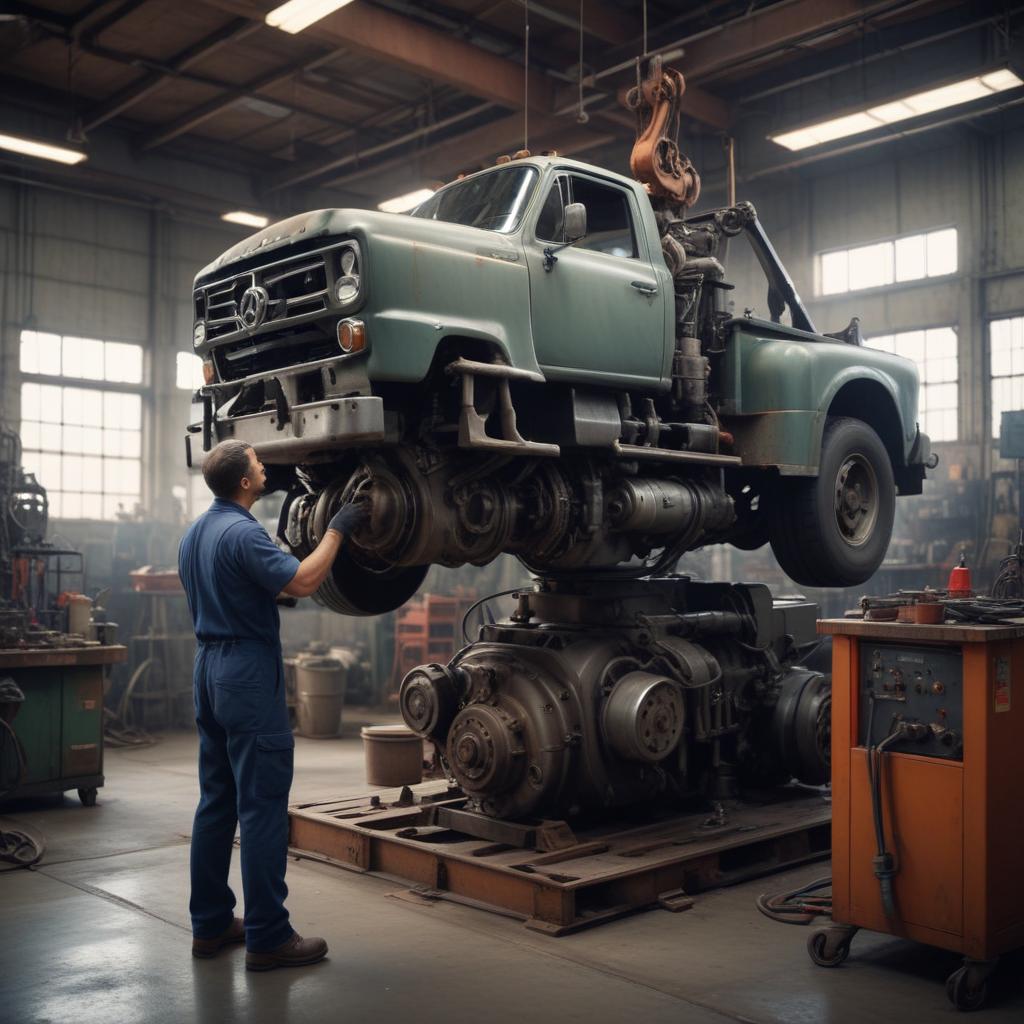 Замена двигателя на грузовом автомобиле: последовательность работ и требования к установке мотора